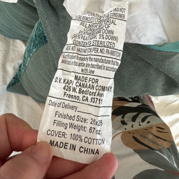 Pillow 2 of 2 Jenga laguna D.V. Kap decorative pillows - Picture 9 of 10